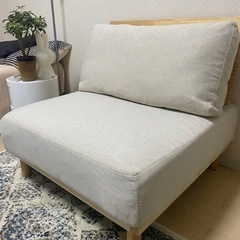 【家具350】Ricordo ファブリックローソファの画像