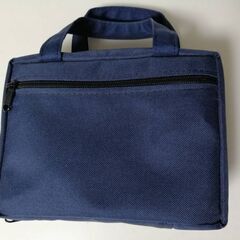 マルチケース　本などを入れるバッグ　ダークブルー