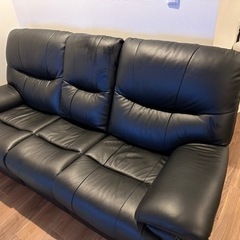 電動ソファー　オットマン付き　