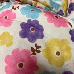花柄のかわいいコート　サイズ100cmの画像