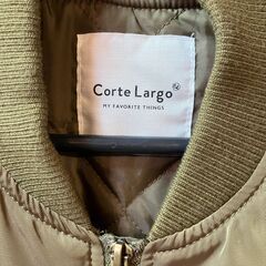 【レディース衣料】Corte Largo　MA-1 ジャケット（カーキ） Lの画像