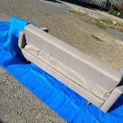 ★F696【早い者勝ち！！美品★ソファーベッド】ハーシー　シーズの画像