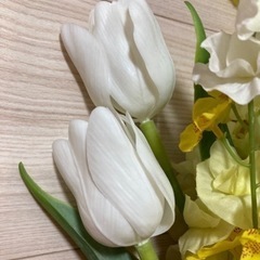 結婚式　ブーケ　アーティフィシャルフラワー　チューリップの画像