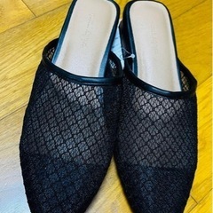 しまむら tal.by yumi レースメッシュサンダル ミュール