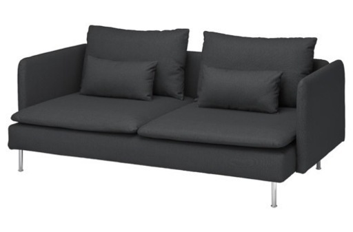 ソーデルハムン3人掛けソファ ベッドとしても使用可能