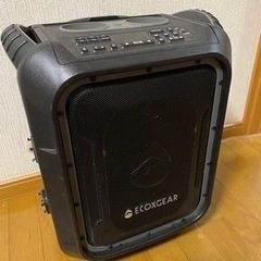 中古品ECOXGEAR 防水ワイヤレススピーカー