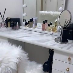 値下げ⭕️Francfranc ドレッサー 鏡 机 セット