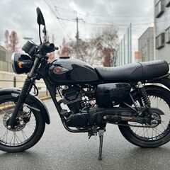 【大阪市】走行566kmの新古車 W175SE ブラックスタイル■買取・下取り可能■検 エストレヤ 175TR 250TR■の画像