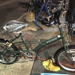 ミニベロ　自動点灯ライト付き