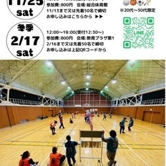 【上越】20〜30代限定⭐️大人の球技大会⭐️