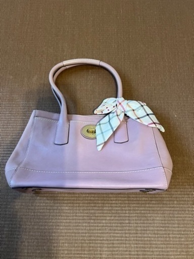 COACH　リボン付きハンドバック　卒業式入園式用