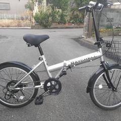 折りたたみ自転車　美品　1.2回使用の画像