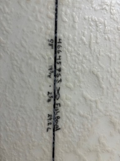 サーフボード　Channel  Fish beard 5’8 29.2l