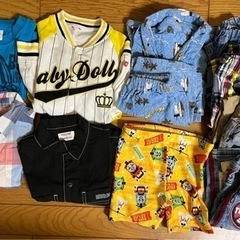 子供服 キッズ 100 110 半袖 シャツ パンツ パジャマ ...
