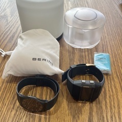 時計2個セット【BERING ベーリングチタニウム　サファイアガ...