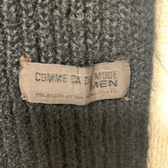 コムサ デ モード メン　マフラー　ブラックの画像