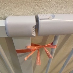 【交渉済】ベビーフェンス 安全ゲート 白の画像