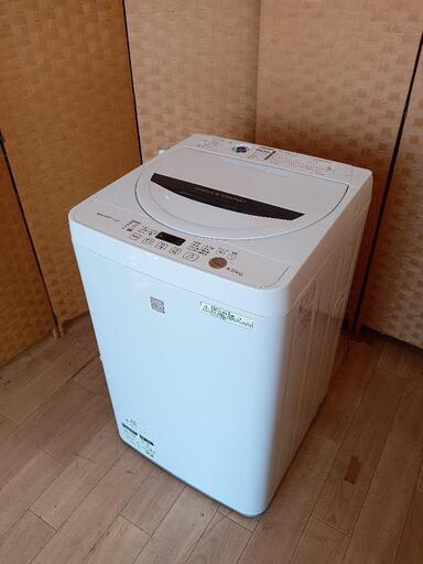 【引取】SHARP シャープ ES‐G4E3 洗濯機 4.5kg 2016年製