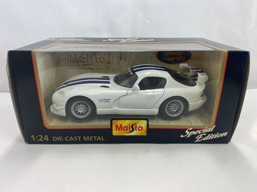パッケージダメージ有!! Maisto マイスト 1/24 scale ダッジ ヴァイパー GT2 (管理番号：2900061） ミニカー
