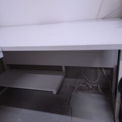 【マシャ様】オフィスデスク PCデスク ホワイト 事務用 パソコン 事務机 組立 2つセット