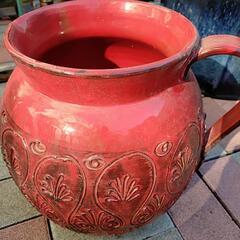 大きめインテリア陶器 メダカ鉢 