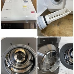 【送料設置費無料】SHARP ドラム式洗濯機 ブラウン系 ES-WS13-TL [洗濯11.0kg /乾燥6.0kg /ヒートポンプ乾燥 /左開き]🟥🟡の画像