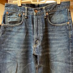 EDWIN 505 デニムストレートジーンズ W30の画像