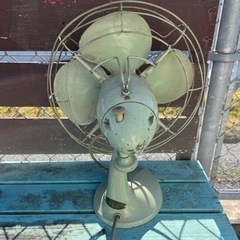 【アンティーク】扇風機★日立製★実働★フルオリジナルの画像