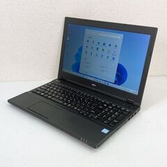 Win11正式対応 第8世代Corei5搭載 新品大容量SSD使用 ★ NEC VersaPro VKT16X-2 Core i5-8250U(1.6G/4コア) メモリ8GB SSD512GB DVD-RW 