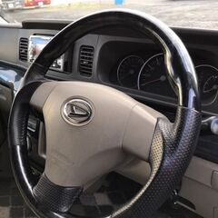 ご購入有難うございました！★新春セール★値下げしました！車検6年12月まで★支払総額198,000円　H19年　ダイハツ　アトレーワゴン　カスタムターボR　黒　4WD　AT車　 走行距離159,000㎞　社外ホイル付き☆ウッドハンドル☆多数メッキパーツ付き！の画像
