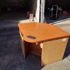 コーナーテーブル　収納の画像