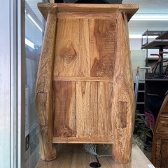 売約済み【BY REUSE 出水店 出張買取•見積完全無料¥0】アジアン木製収納棚の画像