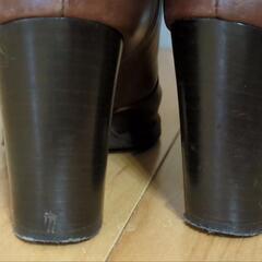 【お渡しの方決定しました】サイズ22cmロングブーツブラウンの画像