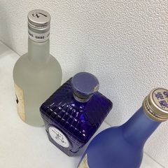 ④焼酎3本セット　白岳（はくたけ）→米・25度・銀座のすずめ→麦35度・しまむらさきいも→25度の画像