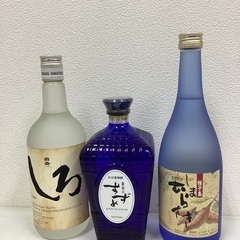 ④焼酎3本セット　白岳（はくたけ）→米・25度・銀座のすずめ→麦...