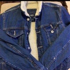ZARA ボア　デニムジャケット
