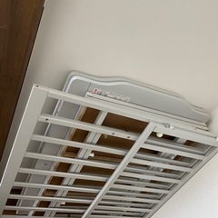 カトージ　ミニベビーベッド　グレー　布団セットの画像