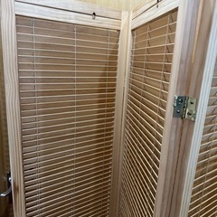 ナチュラルのパーテーションです。の画像