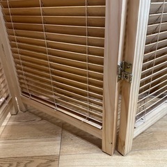 ナチュラルのパーテーションです。の画像