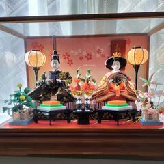 雛人形(ガラスケース)