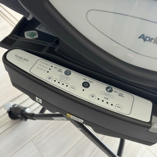 Aprica(アップリカ) ハイローチェア ユラリズム オート ライト 0か月~4歳頃まで 電動スウィングタイプ メランジグレー