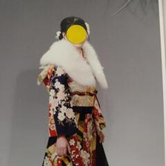 【美品】成人式用　ファーショールの画像