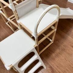 子供用ジャングルジム　滑り台の画像