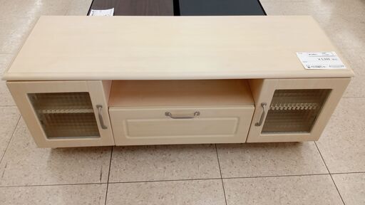 ★ジモティ割あり★  テレビボード ナチュラル H45×D40×W117 クリーニング済み TJ3299
