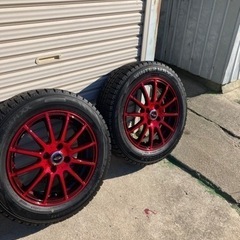 15インチホイール スタッドレス カスタム塗装！コンパクトカーに