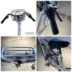 ウェルビーサイクル 自転車 26インチ 白 6段変速 ACTIVE ONEWAY 中古品の画像