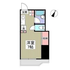 💙💙フリーレント1ヶ月付き😍敷礼０！《1R》町田市🐻玉川学園前駅...