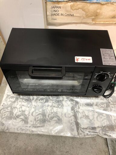 ☆中古￥1,500！オーム電機　オーブントースター　家電　2022年製　COK-YH100D-K型　2022年製　【BK312】