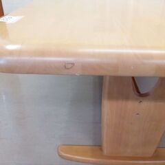 【559】(北見市民限定)ダイニングテーブル／ナチュラル（北見市廃棄物対策課・リユース品）の画像