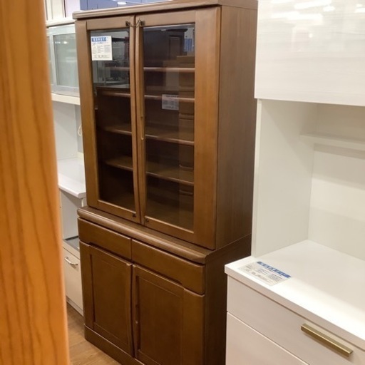 2枚扉食器棚【トレファク 川越店】